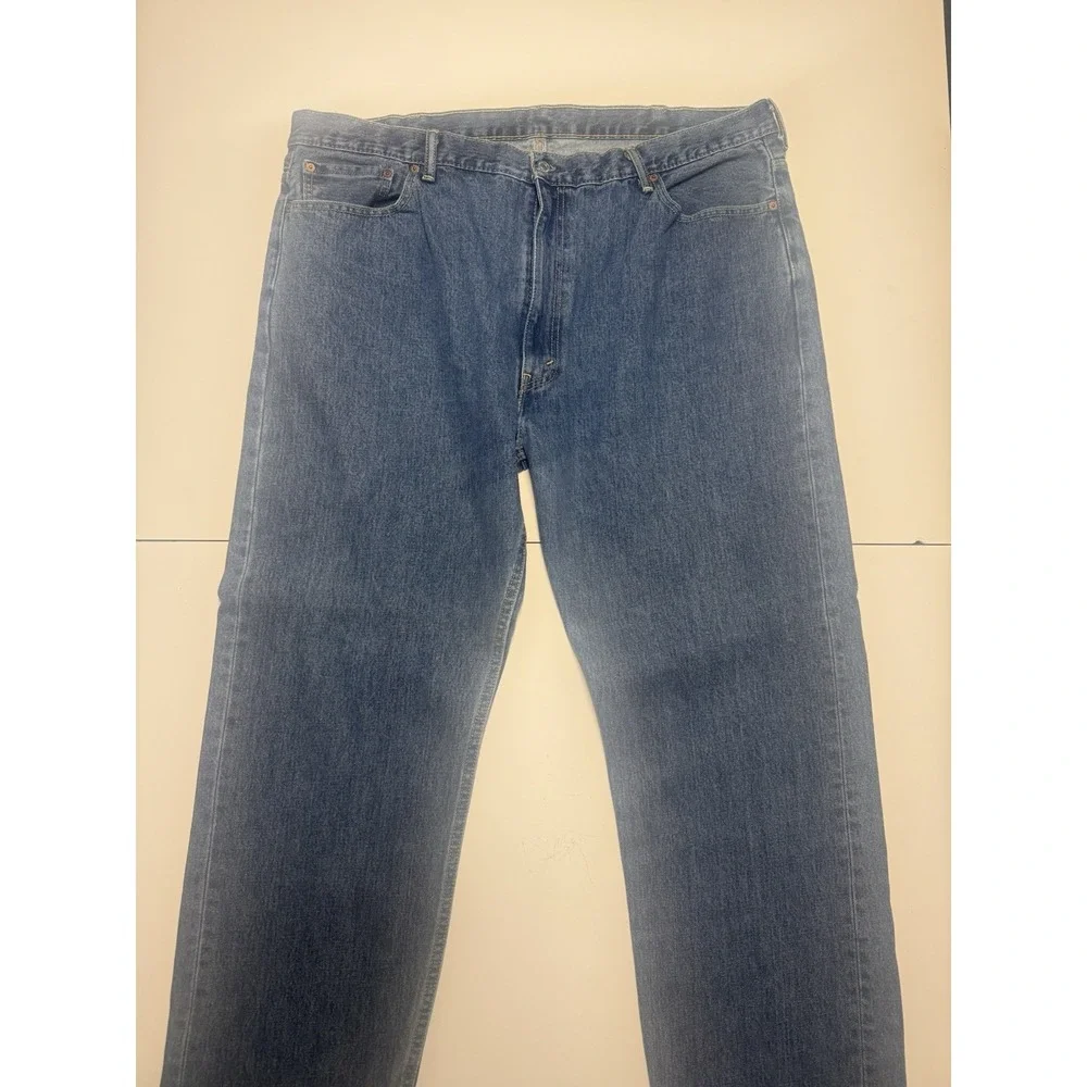 Levi's Men's 505‎ Straight Leg Regular Fit Blue Jeans Size 46 X 32